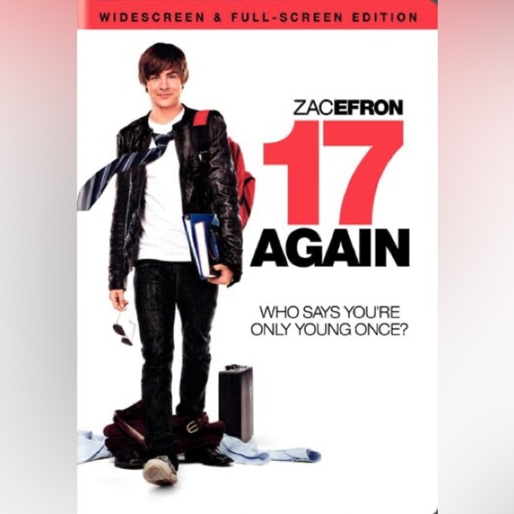 🎬 17 Again DVD | Zac Efron | Teen Comedy | Widescreen & Full-Screen Edition |